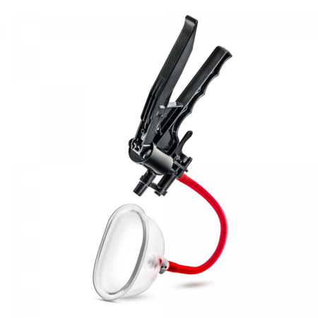 Вакуумна помпа для вульви Blush Temptasia – Advanced Pussy Pump System, механічна, важіль - фото №4