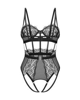 Боді Obsessive Hersis crotchless teddy L/XL - №8