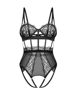 Боді Obsessive Hersis crotchless teddy L/XL - №9