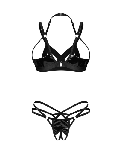 Комплект Obsessive Keira Lise 2-pcs crotchless set L/XL - фото №5