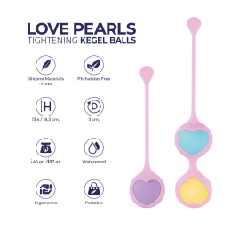 Вагінальні кульки Wooomy Love Pearls - - фото №5