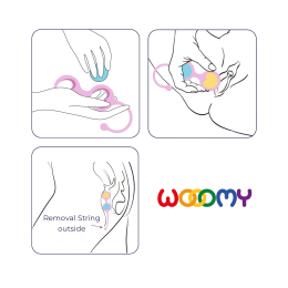 Вагінальні кульки Wooomy Love Pearls - - фото №4