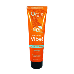 Вібролубрикант Orgie Lube Tube Vibe! Sex On The Beach 100 мл - фото