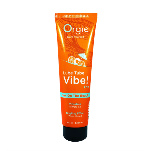 Вібролубрикант Orgie Lube Tube Vibe! Sex On The Beach 100 мл - фото