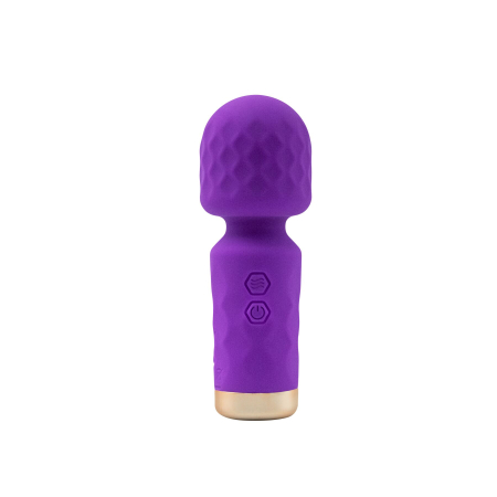 Вібромасажер M’Lady Mini Vibrating Wand Purple - фото