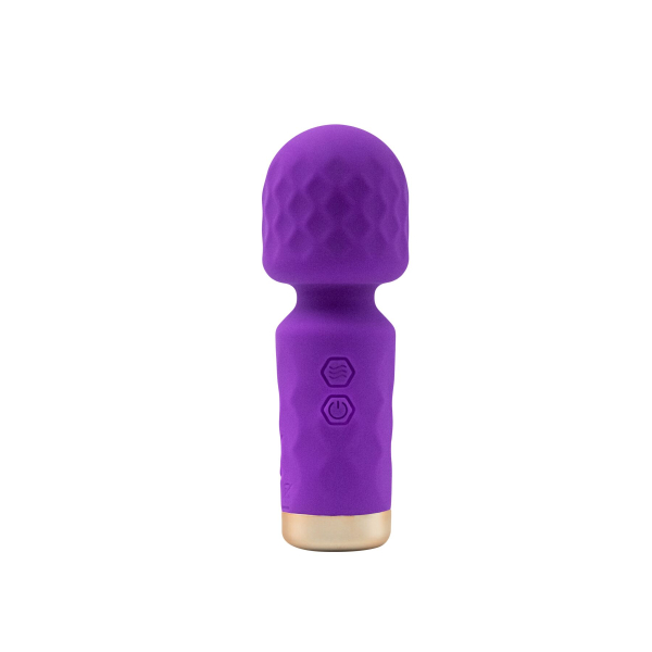 Вібромасажер M’Lady Mini Vibrating Wand Purple - фото