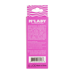 Вібромасажер M’Lady Mini Vibrating Wand Pink - №3