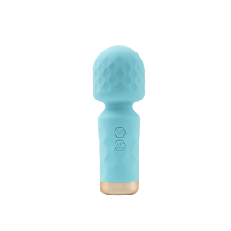 Вібромасажер M’Lady Mini Vibrating Wand Teal 