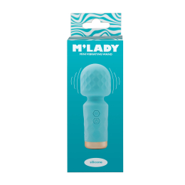 Вібромасажер M’Lady Mini Vibrating Wand Teal - №3