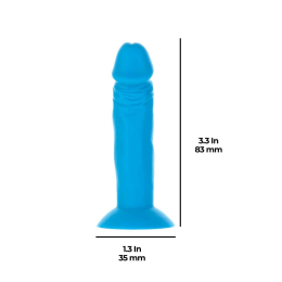 Набір фалоімітаторів ADDICTION Silly Willy 3.3” Silicone Dildo, 3 кольори, 12 шт - №10