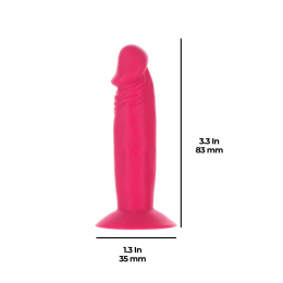 Набір фалоімітаторів ADDICTION Silly Willy 3.3” Silicone Dildo, 3 кольори, 12 шт - №11
