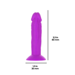 Набір фалоімітаторів ADDICTION Silly Willy 3.3” Silicone Dildo, 3 кольори, 12 шт - №12