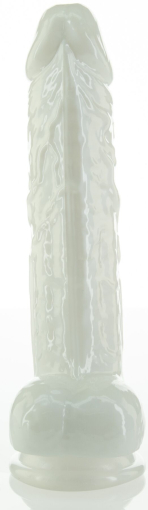 Фалоімітатор ADDICTION Pearl 8.5" Dildo with Balls, віброкуля в подарунок - фото №2