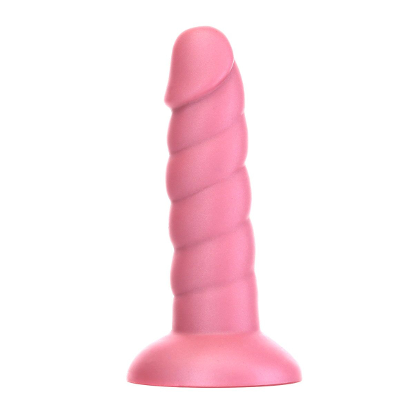 Фалоімітатор Fantasy by Addiction Unicorn Dildo 5.5” Pink, віброкуля в подарунок - фото