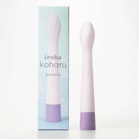 Тонкий вібратор для точки G IROHA koharu SUIREN, плавне регулювання інтенсивності, від батарейки - фото №8