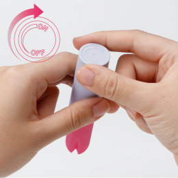 Вібратор-помада IROHA STICK Hamanasu, плавне збільшення потужності - - фото №7