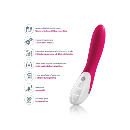 Вібратор Mystim Elegant Eric Pink - фото №7