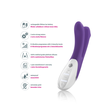 Вібратор Mystim Bon Aparte Purple - фото №8