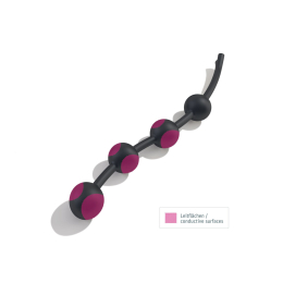 Анальні кульки Mystim Booty Garland L для електростимулятора - №4