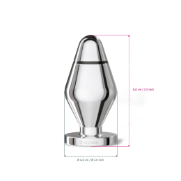 Металева анальна пробка Mystim Little John для електростимулятора, діаметр 4см - №3