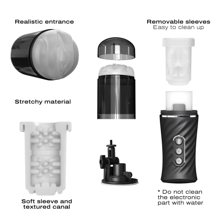 Автоматичний мастурбатор Dorcel THRUST BLOW PRO - фото №4