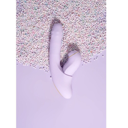 Смарт-вібратор 5в1 Svakom DuoGlow, пульсівний вібратор з намистинами та пульсівний стимулятор, підігрів - №14