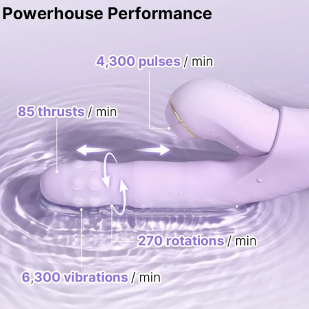Смарт-вібратор 5в1 Svakom DuoGlow, пульсівний вібратор з намистинами та пульсівний стимулятор, підігрів - фото №9