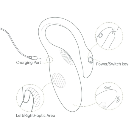 Смарт-віброяйце Magic Motion Flamingo Max Blue 2 в 1: віброяйце та тренажер Кегеля, 10 режимів - фото №6