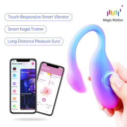Смарт-віброяйце Magic Motion Flamingo Max Blue 2 в 1: віброяйце та тренажер Кегеля, 10 режимів - №5