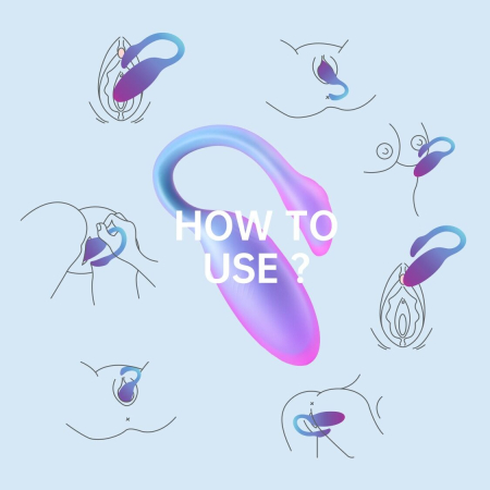 Смарт-віброяйце Magic Motion Flamingo Max Blue 2 в 1: віброяйце та тренажер Кегеля, 10 режимів - фото №10