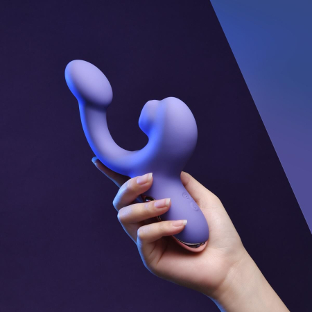 Смарт-вібратор Magic Motion Ponder Purple, подвійна стимуляція, віброяйце+язичок для клітора - фото №7