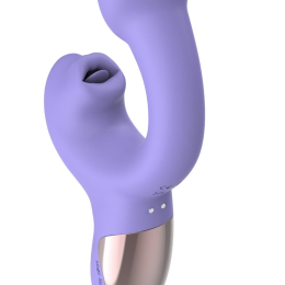 Смарт-вібратор Magic Motion Ponder Purple, подвійна стимуляція, віброяйце+язичок для клітора - - фото №2