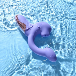 Смарт-вібратор Magic Motion Ponder Purple, подвійна стимуляція, віброяйце+язичок для клітора - - фото №8