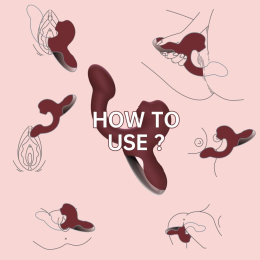 Смарт-вібратор Magic Motion Ponder Red, подвійна стимуляція, віброяйце+язичок для клітора - №8