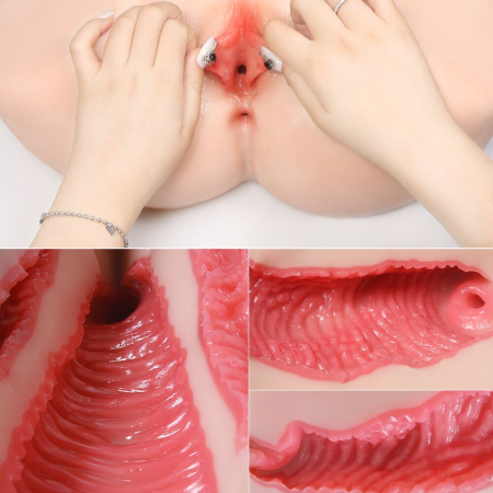 Мастурбатор Kokos 004 Vailla ONAHOLE Real Vagina 2WayPlus з вібрацією та масажем - фото №11