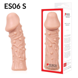 Насадка на член Kokos Extreme Sleeve ES.06 розмір S, потовщувальна, стимулюючий рельєф - - фото №4