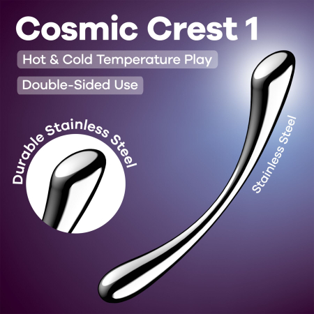 Металевий дилдо Satisfyer Cosmic Crest 1 - фото №6