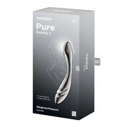 Металевий дилдо Satisfyer Pure Gravity 3 - - фото №5