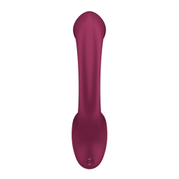 Вагінально-кліторальний вібратор Satisfyer G for Goddess 2 Wine Red, 2 мотори - - фото №4