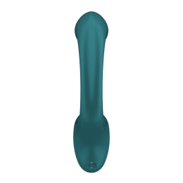 Вагінально-кліторальний вібратор Satisfyer G for Goddess 2 Bottle Green, 2 мотори - №4
