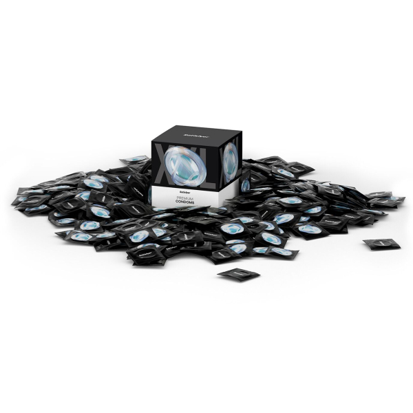 Набір презервативів Satisfyer Premium Condoms XXL (64 мм) 100 шт - фото