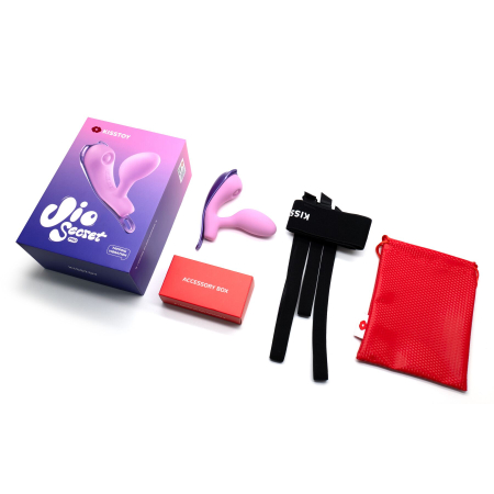 Віброяйце під одяг KISSTOY Viosecret Pro, з пульсацією для клітора, трусики-стрепи в комплекті - фото №5