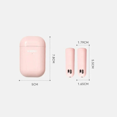 Комплект вібраторів на палець з електростимуляцією KISSTOY Viva Pods, зарядний бокс - фото №5