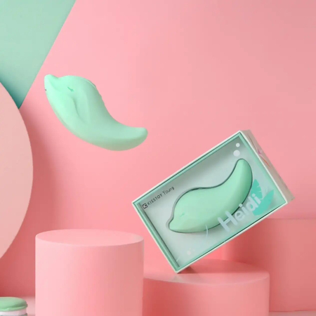 Вібратор та кліторальний стимулятор KISSTOY Heidi Green - фото №5