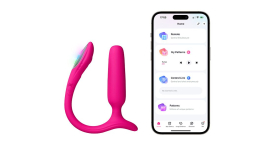 Анальна смарт-вібропробка Lovense Lush Anal, дуже потужна, LED-підсвічування - - фото №4