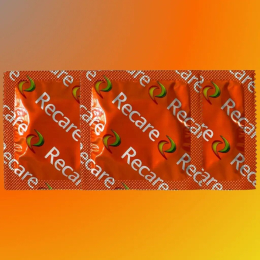 Презервативи Recare Color Fruit Flavour Condoms 3 шт, аромати: м'ята, банан, полуниця - - фото №2