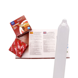 Презервативи Recare Cola Dotted&Ribbed Condoms 3 шт, з пухирцями та ребрами, аромат: Кола - - фото №4