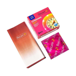Презервативи Recare Delay Candy Condoms 3 шт, пролонгувальний ефект, цукерковий аромат - - фото №3