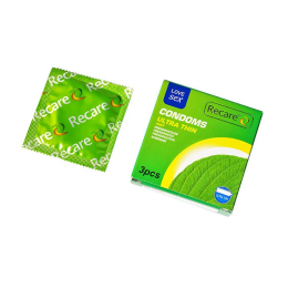 Презервативи Ultra Thin Mint Condoms 3 шт, ультратонкі, аромат: м'ята - №2