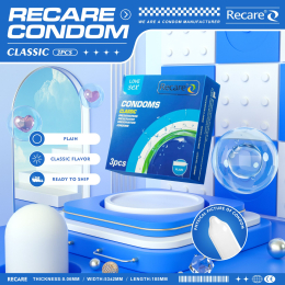 Презервативи Recare Classic Condoms 3 шт, класичні - - фото №5